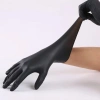 قفازات مطاطية لمرة واحدة، يد سوداء تنظف أصبعك Specification image